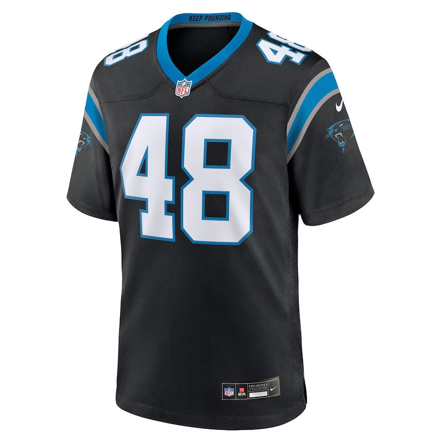 Thomas Incoom 48 Carolina Panthers Team Game Men Jersey - Black