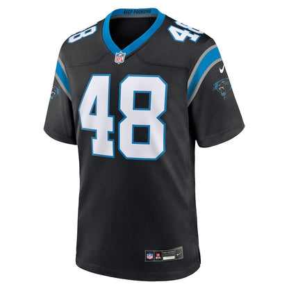 Thomas Incoom 48 Carolina Panthers Team Game Men Jersey - Black
