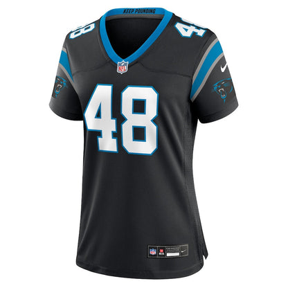 Thomas Incoom 48 Carolina Panthers Women's Team Game Jersey - Black