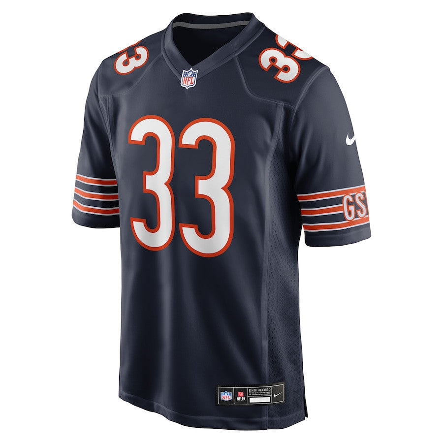 Jaylon Jones 33 Chicago Bears Team Game Men Jersey - Navy