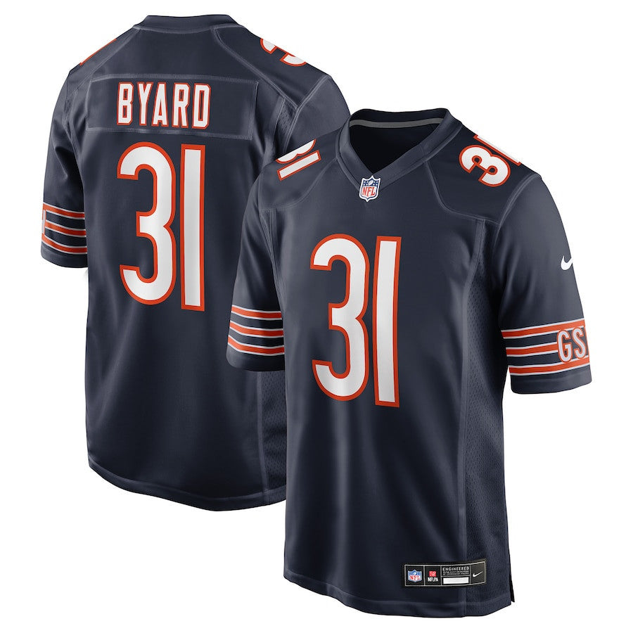 Kevin Byard 31 Chicago Bears Team Game Men Jersey - Navy