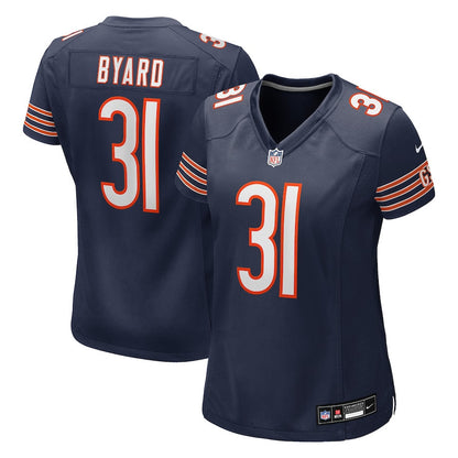 Kevin Byard 31 Chicago Bears Women's Team Game Jersey - Navy