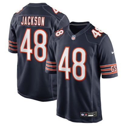 D'Marco Jackson 48 Chicago Bears Team Game Men Jersey - Navy