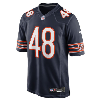 D'Marco Jackson 48 Chicago Bears Team Game Men Jersey - Navy