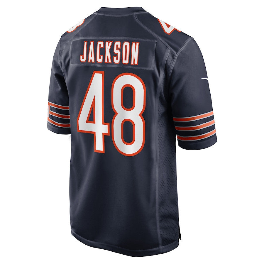 D'Marco Jackson 48 Chicago Bears Team Game Men Jersey - Navy