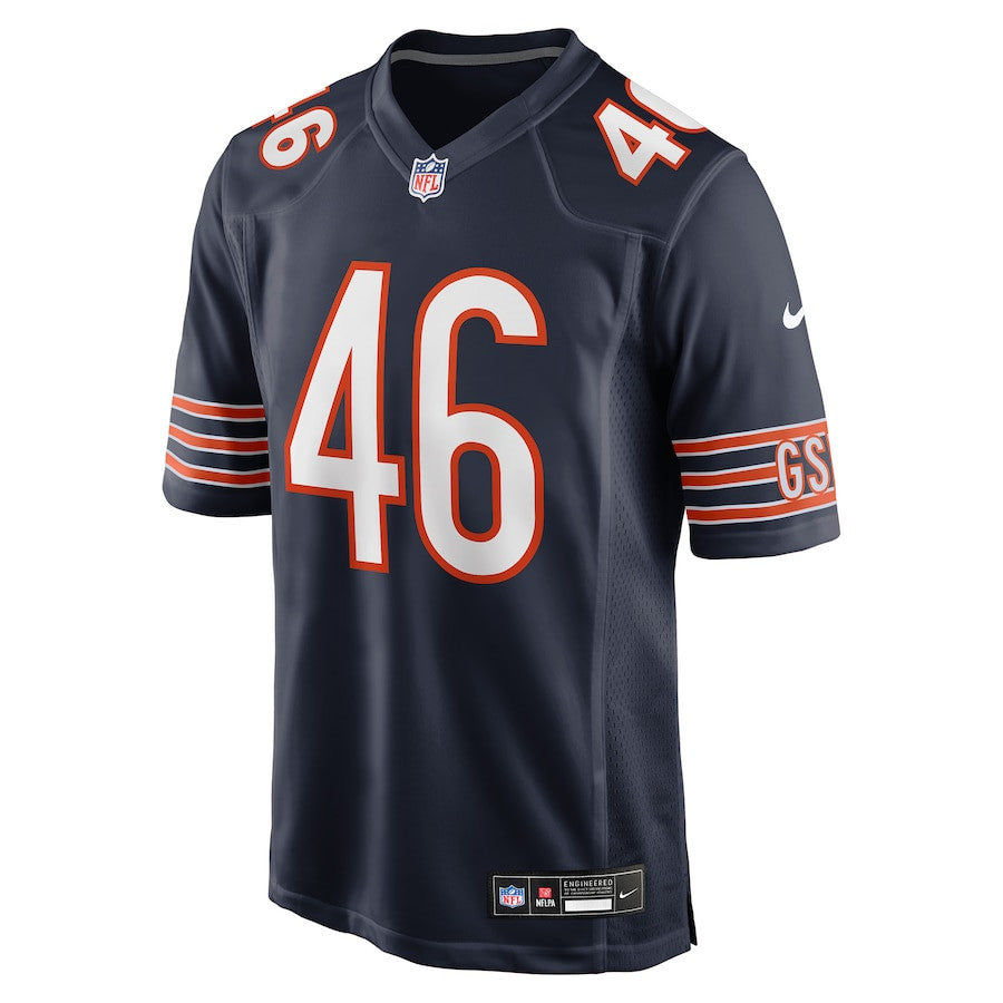 Scott Daly 46 Chicago Bears Team Game Men Jersey - Navy