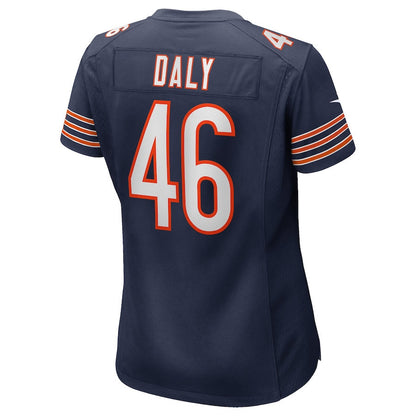 Scott Daly 46 Chicago Bears Women's Team Game Jersey - Navy