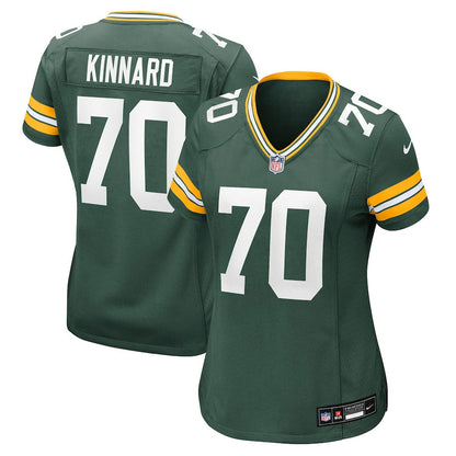 Darian Kinnard 70 Green Bay Packers Women's Team Game Jersey - Green