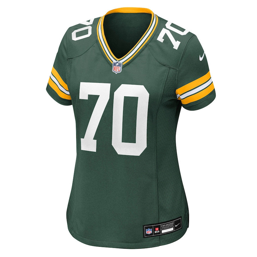Darian Kinnard 70 Green Bay Packers Women's Team Game Jersey - Green
