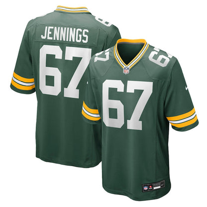Donovan Jennings 67 Green Bay Packers Team Game Men Jersey - Green
