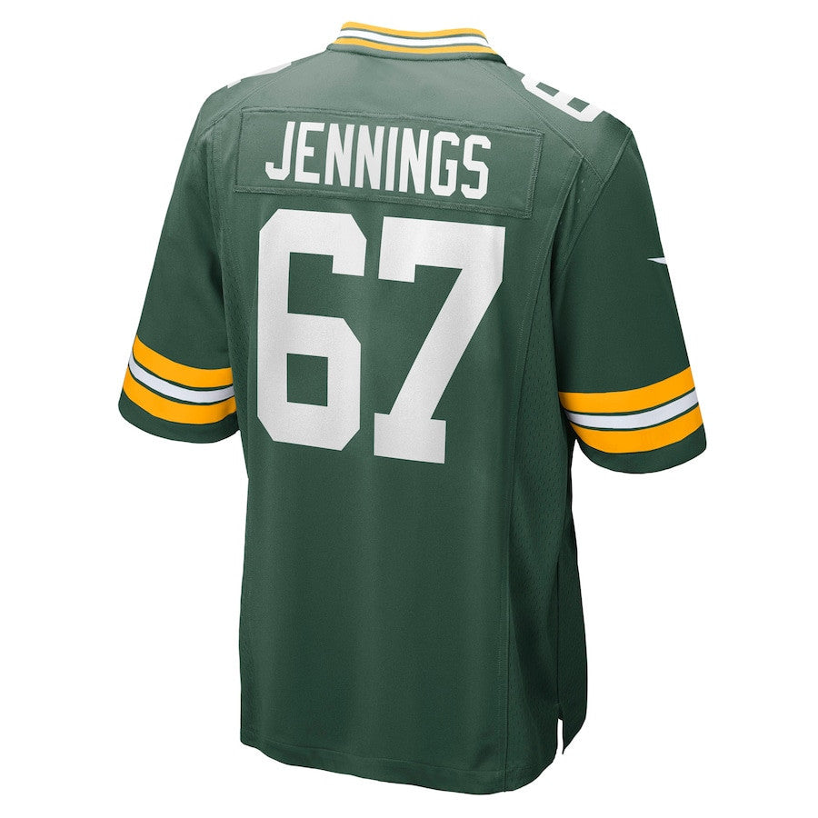 Donovan Jennings 67 Green Bay Packers Team Game Men Jersey - Green