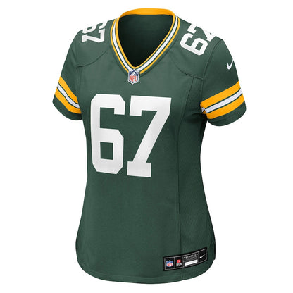 Donovan Jennings 67 Green Bay Packers Women's Team Game Jersey - Green