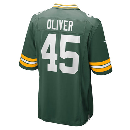 Collin Oliver 45 Green Bay Packers Team Game Men Jersey - Green