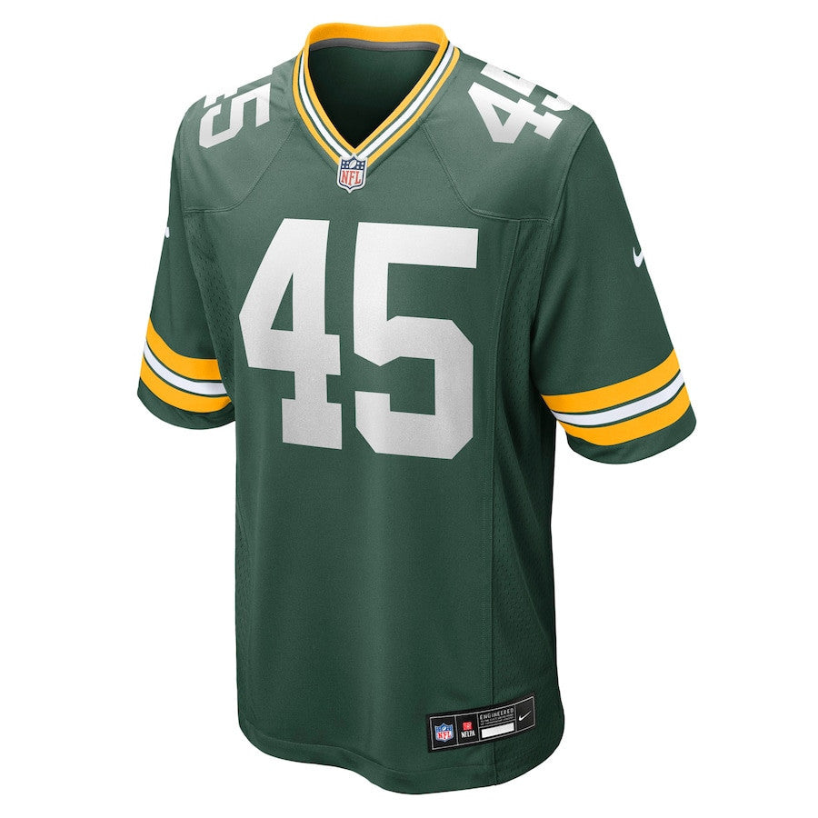 Collin Oliver 45 Green Bay Packers Team Game Men Jersey - Green