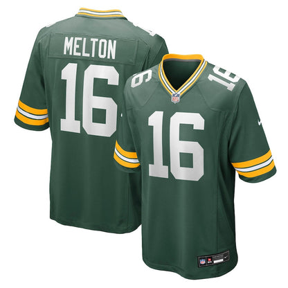 Bo Melton 16 Green Bay Packers Team Game Men Jersey - Green
