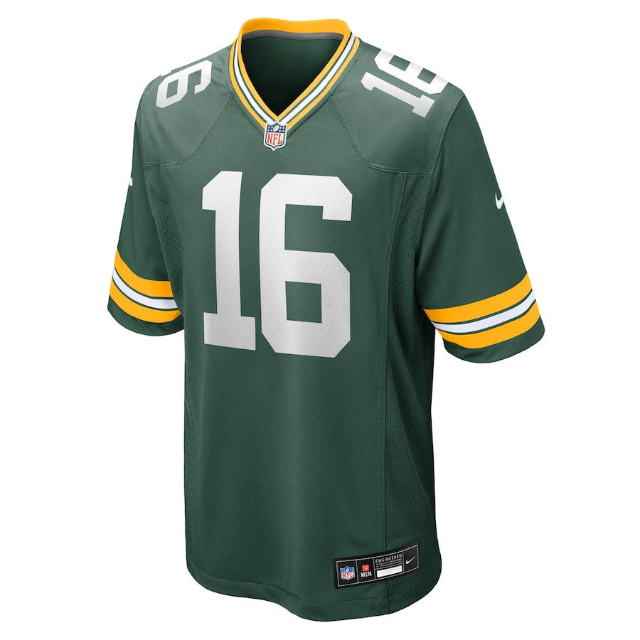 Bo Melton 16 Green Bay Packers Team Game Men Jersey - Green