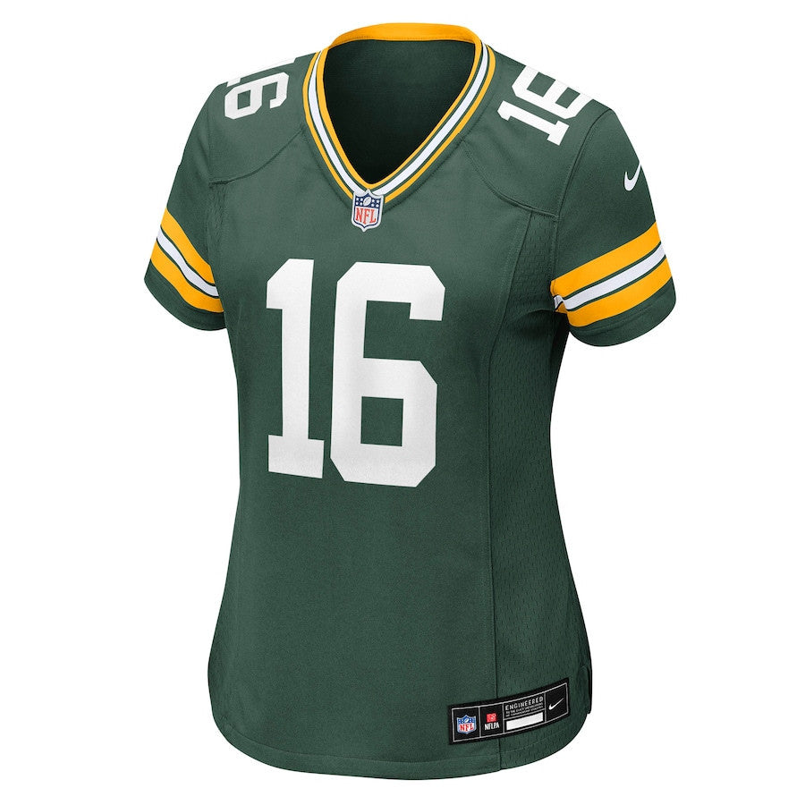 Bo Melton 16 Green Bay Packers Women's Team Game Jersey - Green