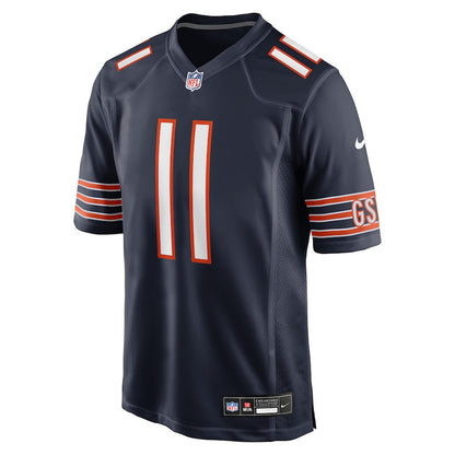 Case Keenum 11 Chicago Bears Team Game Men Jersey - Navy