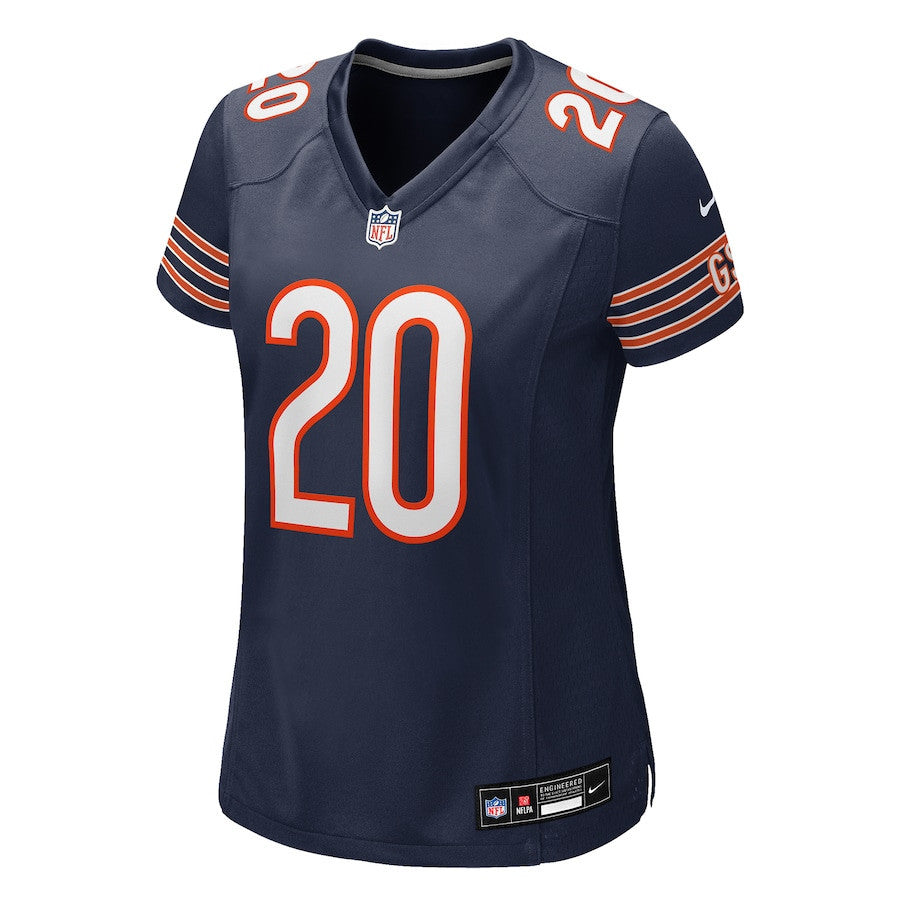 Zah Frazier 20 Chicago Bears Women's Team Game Jersey - Navy