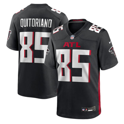 Teagan Quitoriano 85 Atlanta Falcons Team Game Men Jersey - Black