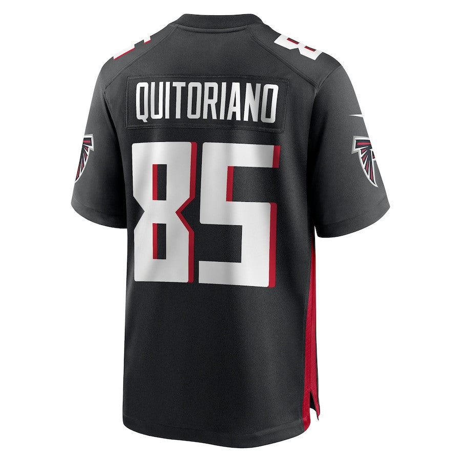 Teagan Quitoriano 85 Atlanta Falcons Team Game Men Jersey - Black