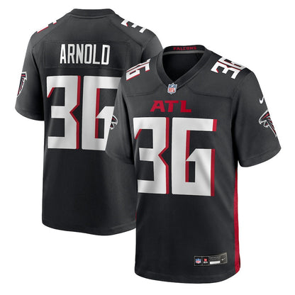 Grayland Arnold 36 Atlanta Falcons Team Game Men Jersey - Black