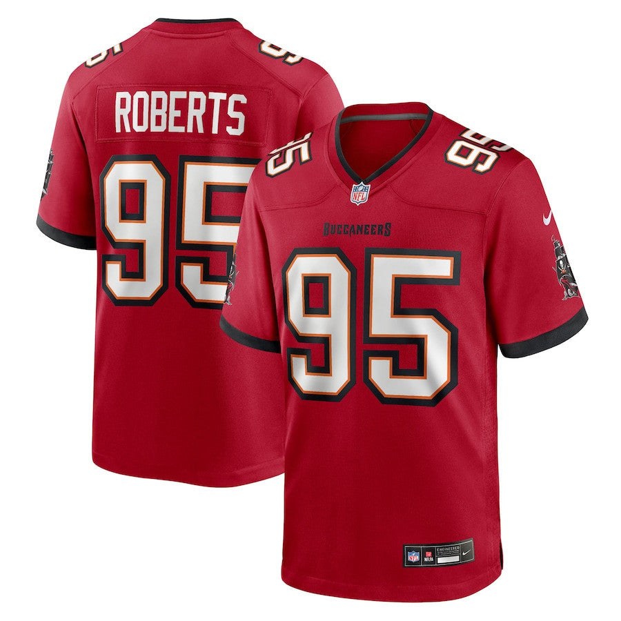 Elijah Roberts 95 Tampa Bay Buccaneers Team Game Men Jersey - Red