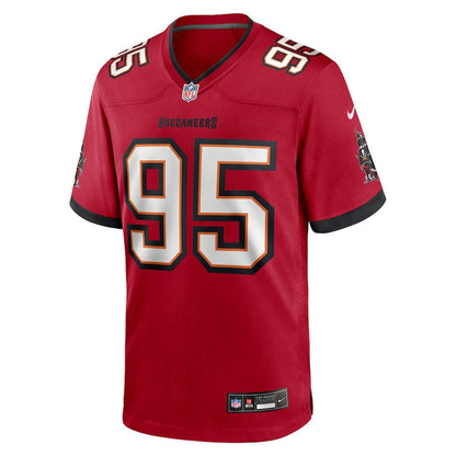 Elijah Roberts 95 Tampa Bay Buccaneers Team Game Men Jersey - Red