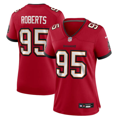 Elijah Roberts 95 Tampa Bay Buccaneers Women's Team Game Jersey - Red