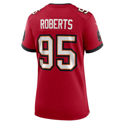 Elijah Roberts 95 Tampa Bay Buccaneers Women's Team Game Jersey - Red