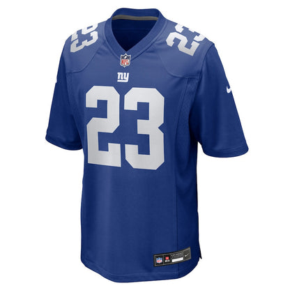 Art Green 23 New York Giants Team Game Men Jersey - Royal