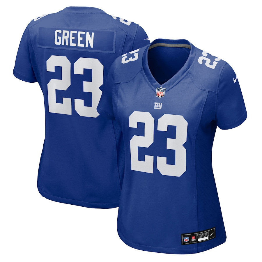 Art Green 23 New York Giants Women's Team Game Jersey - Royal
