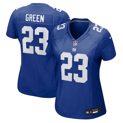Art Green 23 New York Giants Women's Team Game Jersey - Royal