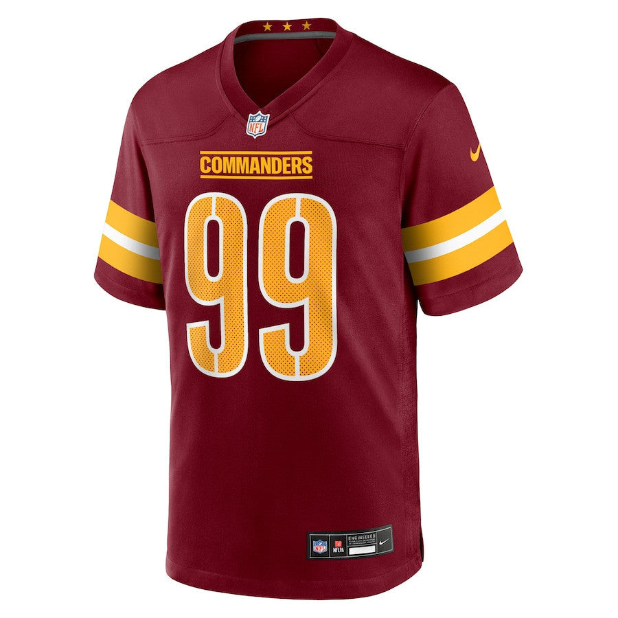 Javon Kinlaw 99 Washington Commanders Team Game Men Jersey - Burgundy