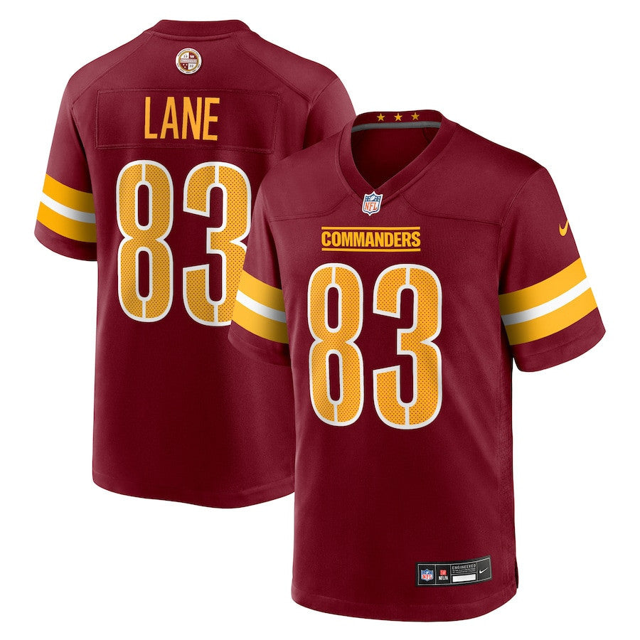 Jaylin Lane 83 Washington Commanders Team Game Men Jersey - Burgundy