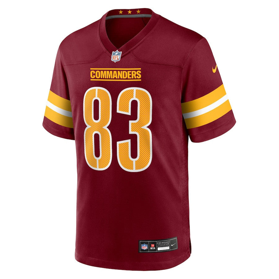 Jaylin Lane 83 Washington Commanders Team Game Men Jersey - Burgundy