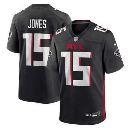 Emory Jones 15 Atlanta Falcons Team Game Men Jersey - Black