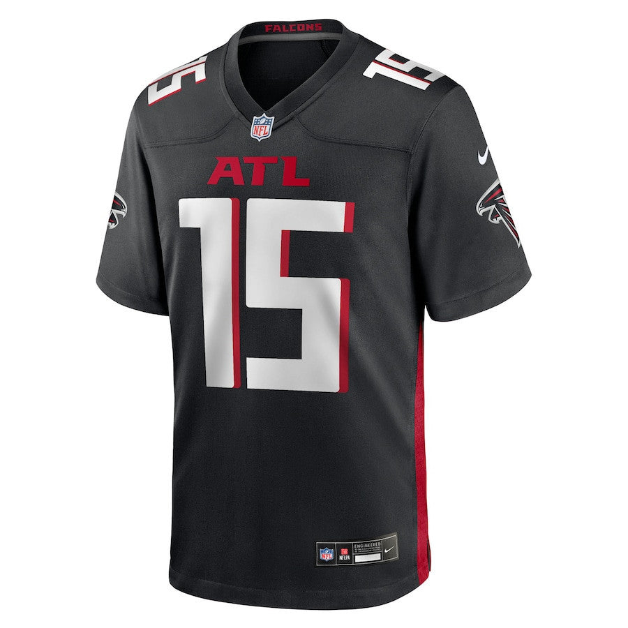 Emory Jones 15 Atlanta Falcons Team Game Men Jersey - Black