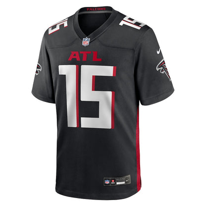 Emory Jones 15 Atlanta Falcons Team Game Men Jersey - Black