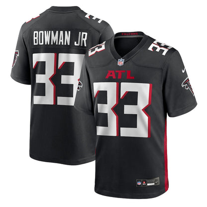 Billy Bowman Jr. 33 Atlanta Falcons Team Game Men Jersey - Black