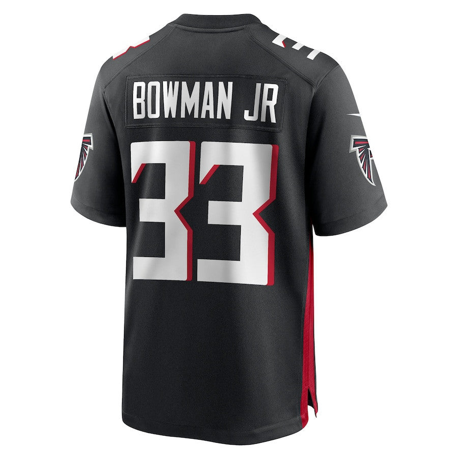 Billy Bowman Jr. 33 Atlanta Falcons Team Game Men Jersey - Black