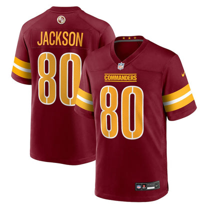 Tyree Jackson 80 Washington Commanders Team Game Men Jersey - Burgundy