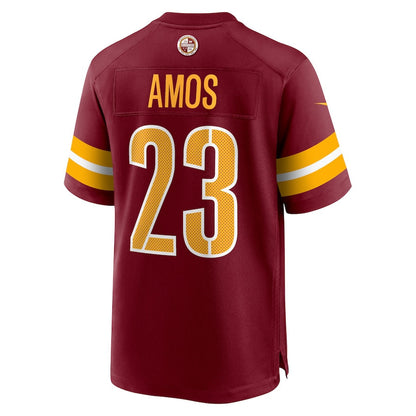 Trey Amos 23 Washington Commanders Team Game Men Jersey - Burgundy