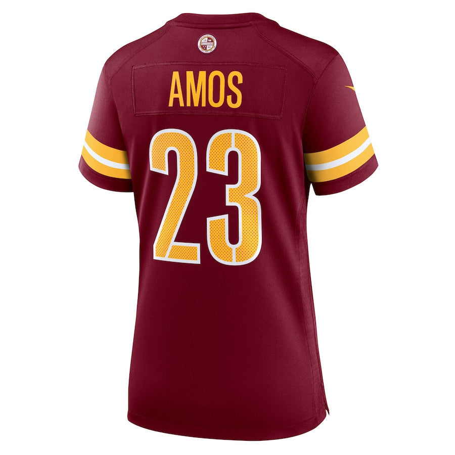 Trey Amos 23 Washington Commanders Women's Team Game Jersey - Burgundy