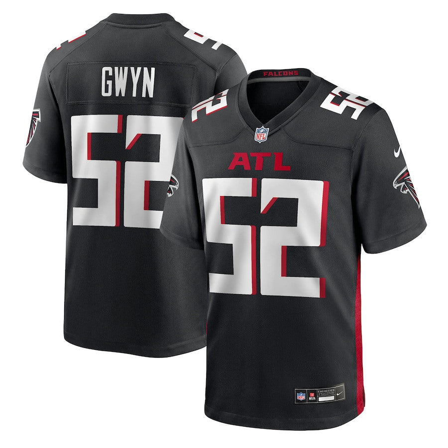 Jovaughn Gwyn 52 Atlanta Falcons Team Game Men Jersey - Black