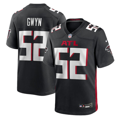 Jovaughn Gwyn 52 Atlanta Falcons Team Game Men Jersey - Black