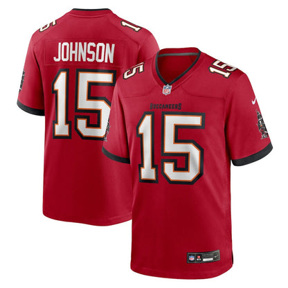 Tez Johnson 15 Tampa Bay Buccaneers Team Game Men Jersey - Red