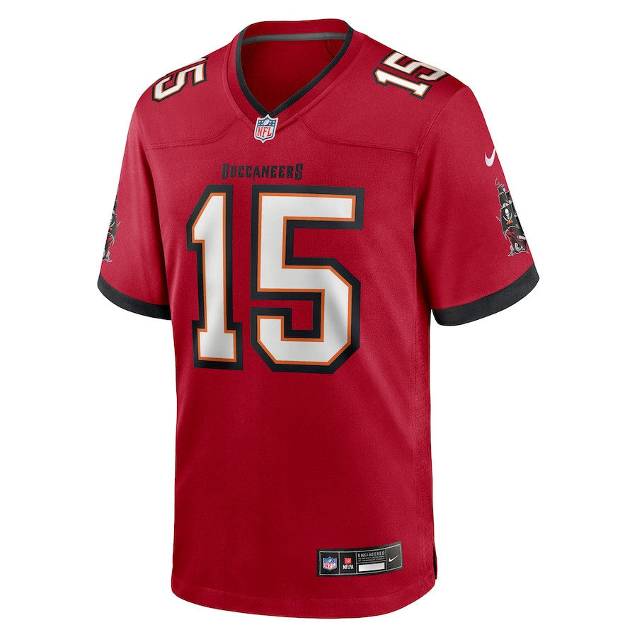 Tez Johnson 15 Tampa Bay Buccaneers Team Game Men Jersey - Red