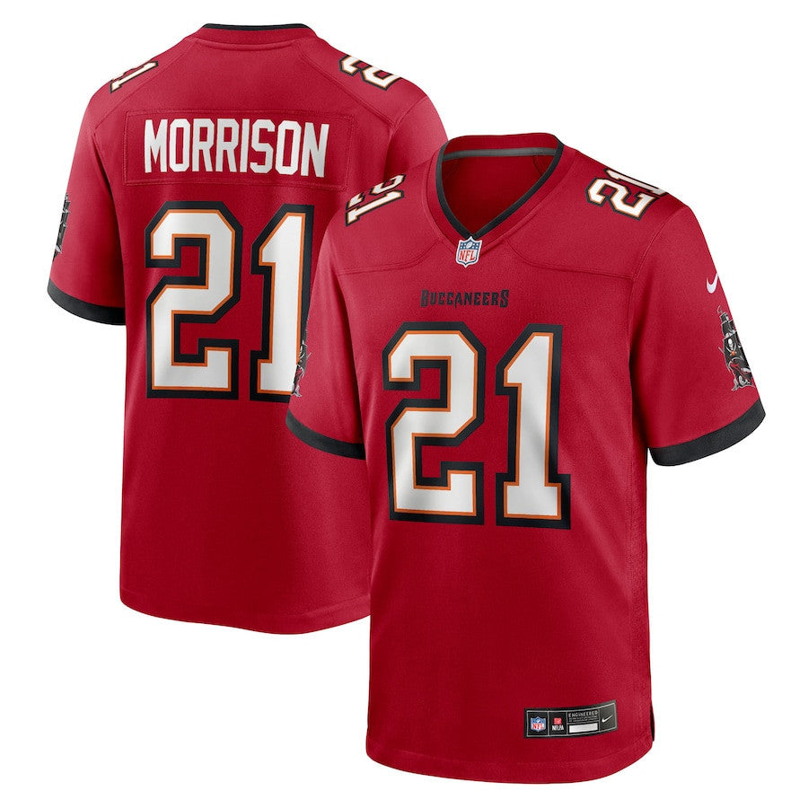 Benjamin Morrison 21 Tampa Bay Buccaneers Team Game Men Jersey - Red