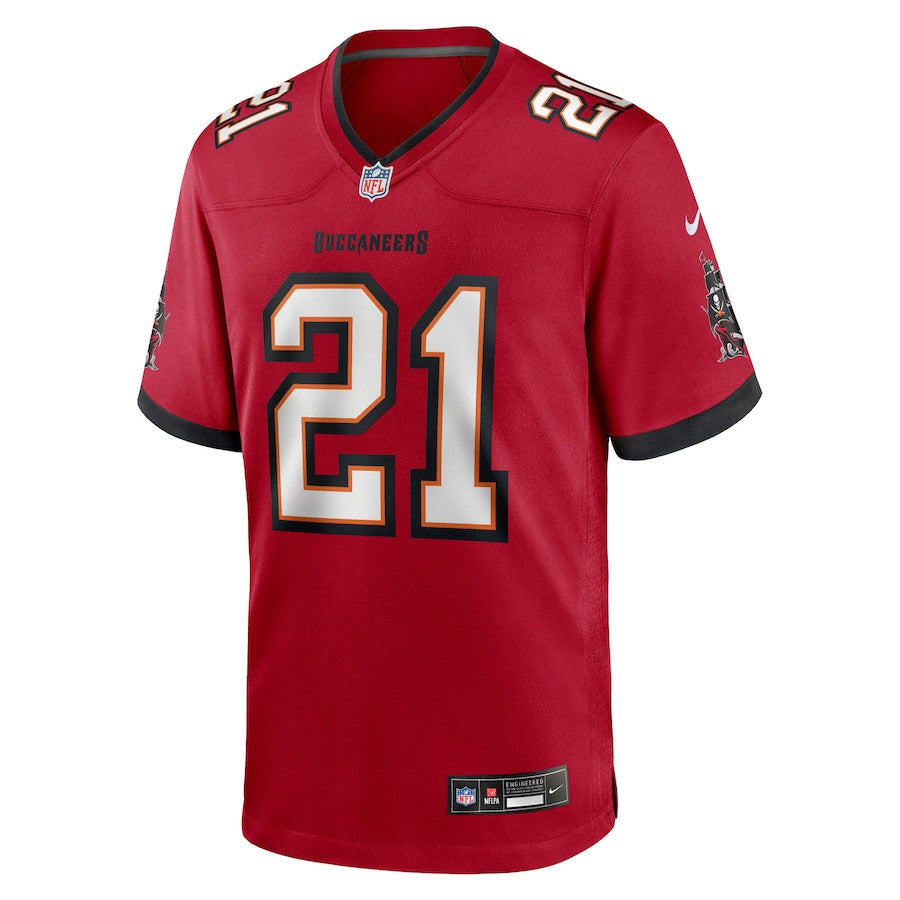 Benjamin Morrison 21 Tampa Bay Buccaneers Team Game Men Jersey - Red